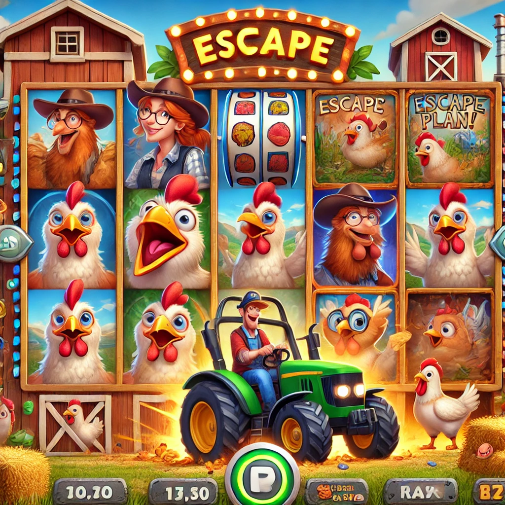 The Great Chicken Escape Adventure 🐔🎰✨